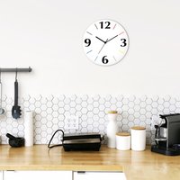 Artland Wanduhr "Trendfarben", wahlweise mit Quarz- oder Funkuhrwerk, lautlos ohne Tickgeräusche von Artland