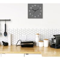 Artland Wanduhr "Uni Trendfarben" wahlweise mit Quarz- oder Funkuhrwerk, lautlos ohne Tickgeräusche von Artland