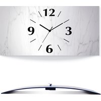 Artland Wanduhr "Weiße Marmor Textur" analog, 60 cm von Artland