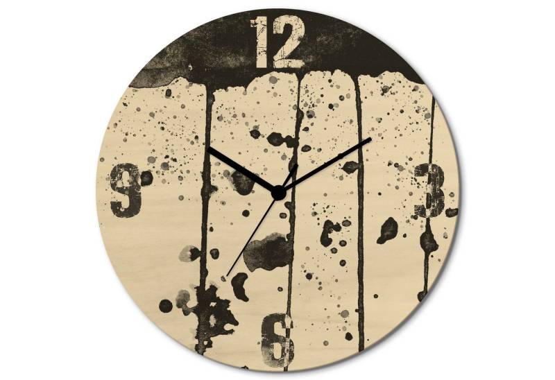 Artland Wanduhr Zeitsprenkler (wahlweise mit Quarz- oder Funkuhrwerk, lautlos ohne Tickgeräusche) von Artland