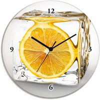 Artland Wanduhr "Zitrone im Eiswürfel", wahlweise mit Quarz- oder Funkuhrwerk, lautlos ohne Tickgeräusche Artland Wanduhr "Zitrone im Eiswürfel", wahlweise mit Quarz- oder Funkuhrwerk, lautlos ohne Tickgeräusche von Artland
