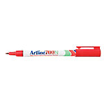 Artline 700 Rundspitze Permanentmarker Fein Rundspitze 0,7 mm Rot Nachfüllbar Wasserbeständig 12 Stück von Artline