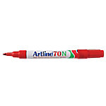 Artline 70N Rundspitze Permanentmarker Mittel Rundspitze 1,5 mm Rot Nachfüllbar Wasserbeständig 12 Stück von Artline