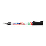 Artline 725N Rundspitze Permanentmarker Extra Fein Rundspitze 0,4 mm Schwarz Nachfüllbar Wasserbeständig 12 Stück von Artline