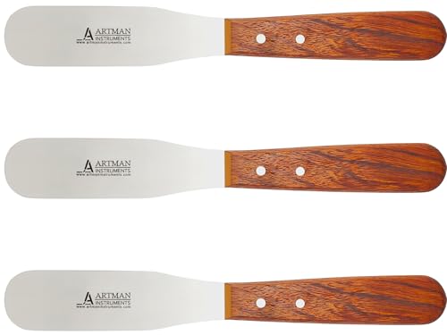 Dental Laborspatel 20,3 cm gerade 3er Set Putz Alginat Mixing Edelstahl mit Holzgriff Dental Laborspatel 20,3 cm gerade 3er Set Putz Alginat Mixing Edelstahl mit Holzgriff von Artman Instruments