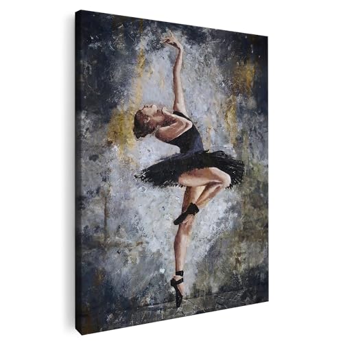 Artmazing | Ballett Bild bunt | Bild Ballett | S-Art Bilder | Ballett Bilder Modern | Leinwandbilder XXL Wohnzimmer | Wandbild Ballett Deko XXL | Bild Leinwand XXL | buntes Poster für Wand von Artmazing