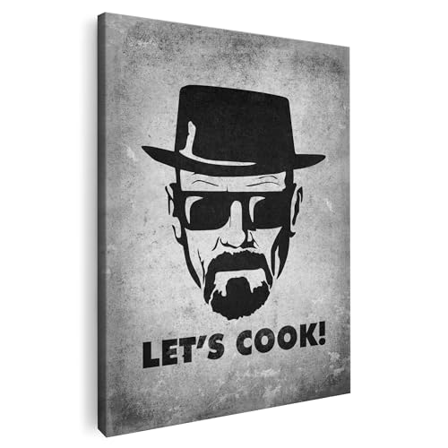 Artmazing | Breaking Bad Bild bunt | S-Art Bilder | Breaking Bad Bilder Modern | Coole Wandbilder Wohnzimmer | Wandbild Breaking Bad Deko XXL | Bild Leinwand XXL | buntes Poster für Wand von Artmazing