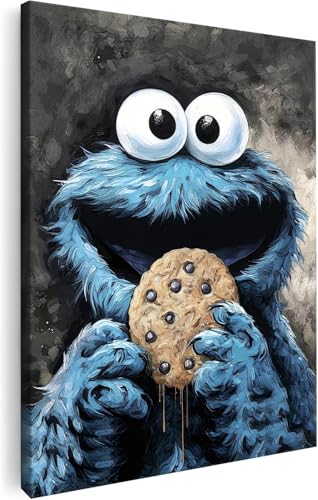 Artmazing | Krümelmonster Bild bunt | S-Art Bilder | Bilder Modern | Leinwandbilder XXL Wohnzimmer | Wandbild Krümelmonster Deko | Bild Leinwand | buntes Poster für Wand Artmazing | Krümelmonster Bild bunt | S-Art Bilder | Bilder Modern | Leinwandbilder XXL Wohnzimmer | Wandbild Krümelmonster Deko | Bild Leinwand | buntes Poster für Wand von Artmazing