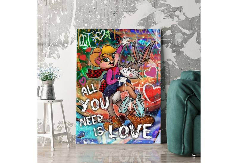 Artmazing Leinwandbild All You need is Bugs, XXL Leinwand 120x80, Poster & Kunstdrucke, All You need is Bugs von Artmazing