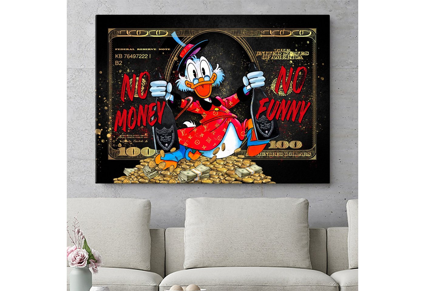 Artmazing Leinwandbild Champagne For The Bill, XXL Leinwand 120x80, Poster & Kunstdrucke, Champagne For The Bill Artmazing Leinwandbild Champagne For The Bill, XXL Leinwand 120x80, Poster & Kunstdrucke, Champagne For The Bill von Artmazing