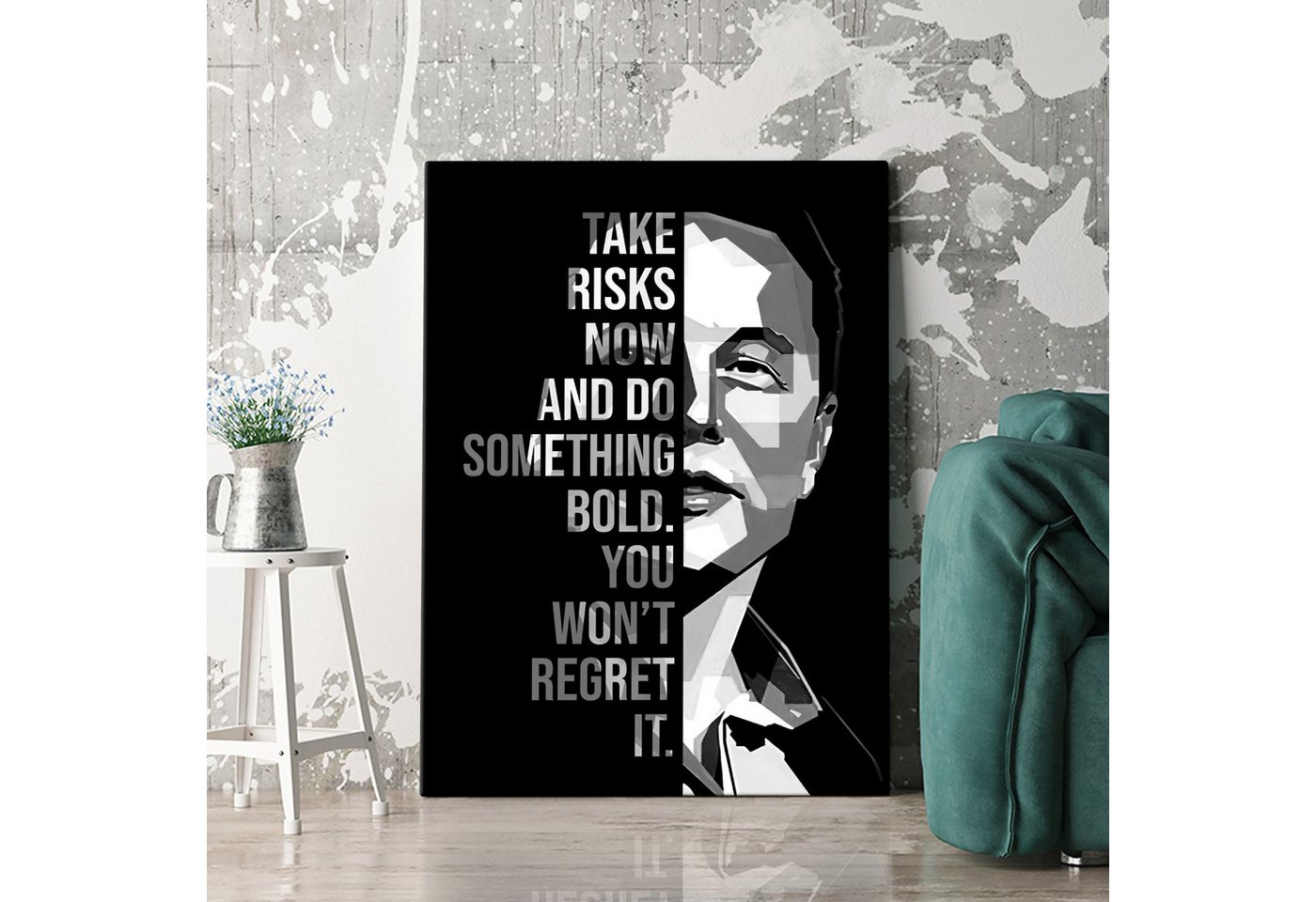 Artmazing Leinwandbild Do something bold, XXL Leinwand 120x80, Poster & Kunstdrucke, Lifes, Do something bold Artmazing Leinwandbild Do something bold, XXL Leinwand 120x80, Poster & Kunstdrucke, Lifes, Do something bold von Artmazing