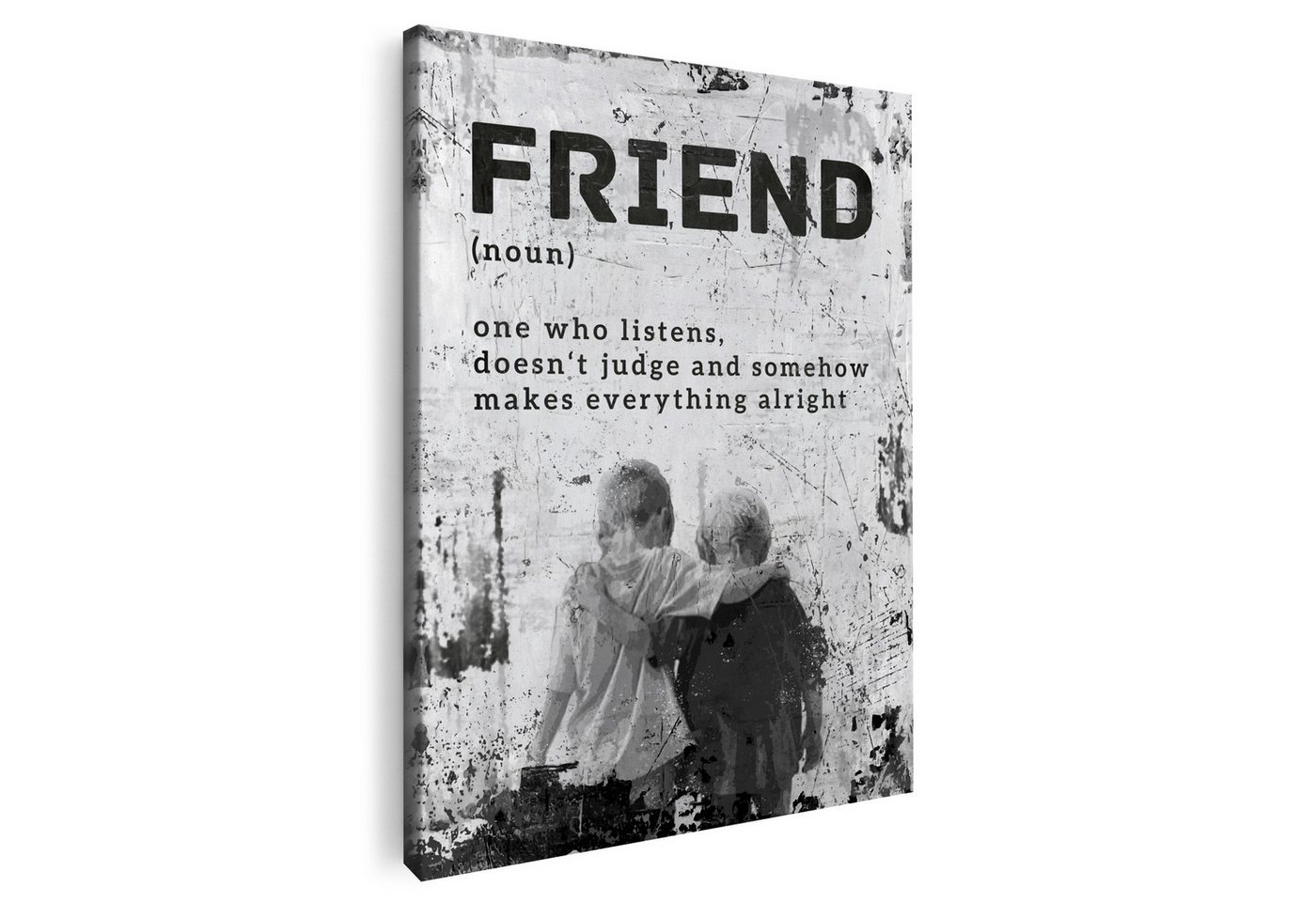 Artmazing Leinwandbild Friend, XXL Leinwand 120x80, Poster & Kunstdrucke, Lifestyle, Friend Artmazing Leinwandbild Friend, XXL Leinwand 120x80, Poster & Kunstdrucke, Lifestyle, Friend von Artmazing