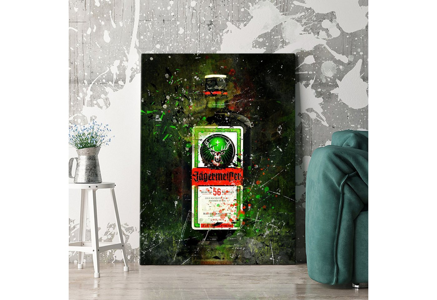 Artmazing Leinwandbild Hunter's Elixir, XXL Leinwand 120x80, Poster & Kunstdrucke, Brands, Hunter's Elixir Artmazing Leinwandbild Hunter's Elixir, XXL Leinwand 120x80, Poster & Kunstdrucke, Brands, Hunter's Elixir von Artmazing