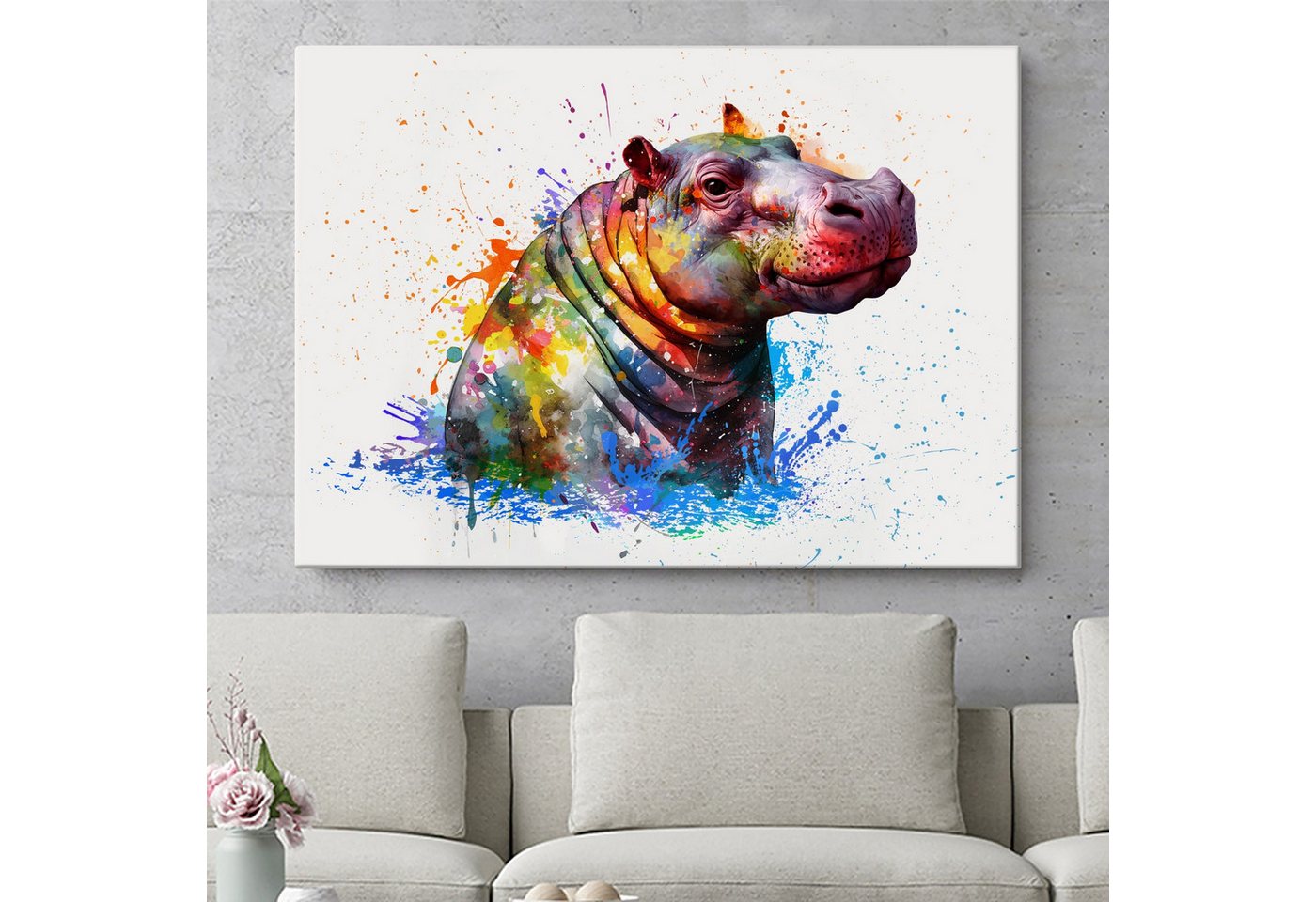 Artmazing Leinwandbild Im Fluss der Farben, XXL Leinwand 120x80, Poster & Kunstdrucke, Im Fluss der Farben Artmazing Leinwandbild Im Fluss der Farben, XXL Leinwand 120x80, Poster & Kunstdrucke, Im Fluss der Farben von Artmazing