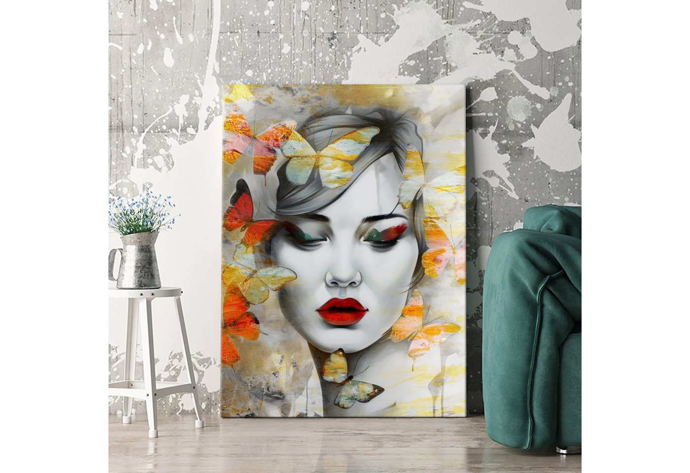 Artmazing Leinwandbild Königin der Schmetterlinge, XXL Leinwand 120x80, Poster & Kunstdruck, Königin der Schmetterlinge Artmazing Leinwandbild Königin der Schmetterlinge, XXL Leinwand 120x80, Poster & Kunstdruck, Königin der Schmetterlinge von Artmazing