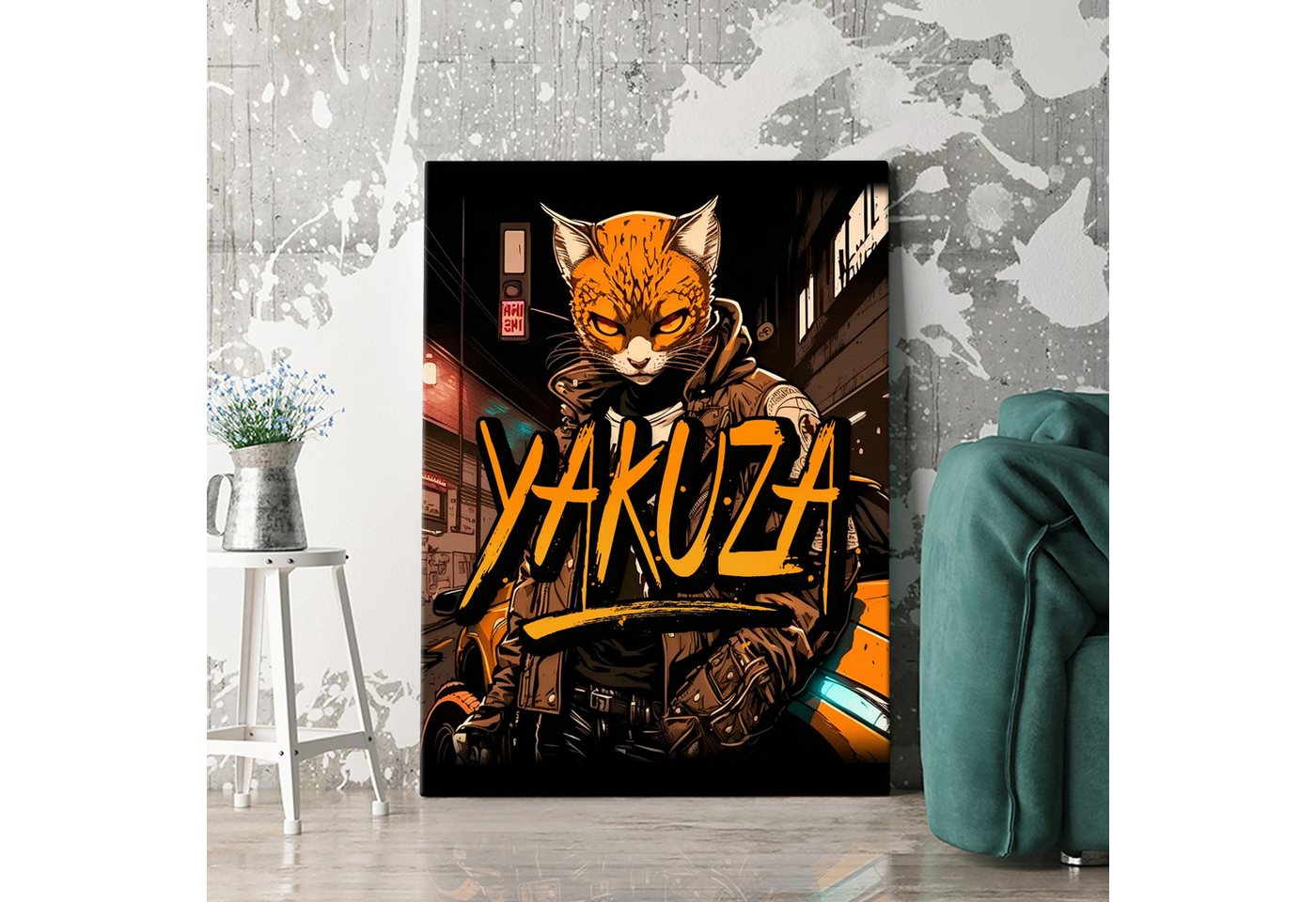 Artmazing Leinwandbild Samtpfoten-Syndikat, XXL Leinwand 120x80, Poster & Kunstdrucke, Samtpfoten-Syndikat Artmazing Leinwandbild Samtpfoten-Syndikat, XXL Leinwand 120x80, Poster & Kunstdrucke, Samtpfoten-Syndikat von Artmazing