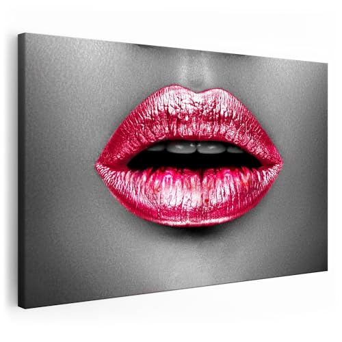 Artmazing | Lippen Bild | Poster & Kunstdrucke | Panther Bild Hochkant | Pop Art Bilder Leinwand | S Art Bilder Preise | Coole Wandbilder Wohnzimmer | Kunstdruck Leinwand | Bild Leinwand XXL von Artmazing