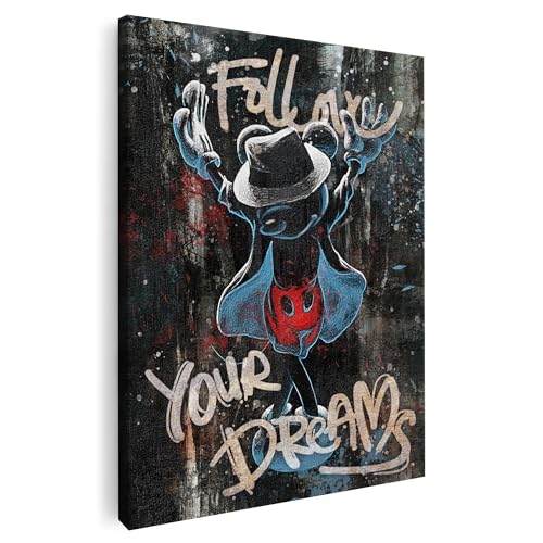Artmazing | Mickey Jackson Bild bunt | S-Art Bilder | Mickey Jackson Bilder Modern | Leinwandbilder XXL Wohnzimmer | Wandbild Mickey Jackson Deko XXL | Bild Leinwand XXL | buntes Poster für Wand von Artmazing