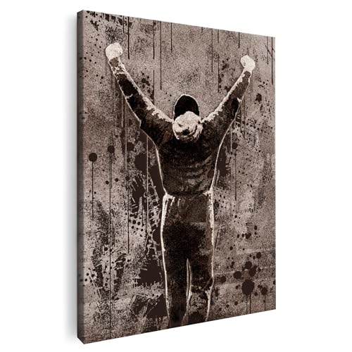 Artmazing | Rocky Bild bunt | Bild Rocky | S-Art Bilder | Rocky Bilder Modern | Coole Wandbilder Wohnzimmer | Wandbild Rocky Deko XXL | Bild Leinwand XXL | Rocky Bilder Wand von Artmazing