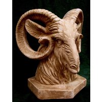 Vintage Antik Fertig Widderkopf Mit Hörner Limited Edition Vintage Antik Fertig Widderkopf Mit Hörner Limited Edition von ArtofHistory