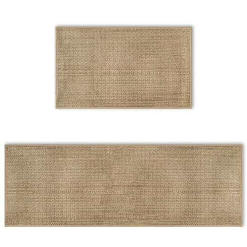 Artoid Mode Absorptionsfähigkeit Hause Dekor Küchenteppich 2er Set, Waschbar Dekoration Küchenmatten für Innen Außen Dekor - 43x73 and 43x118 cm von Artoid Mode