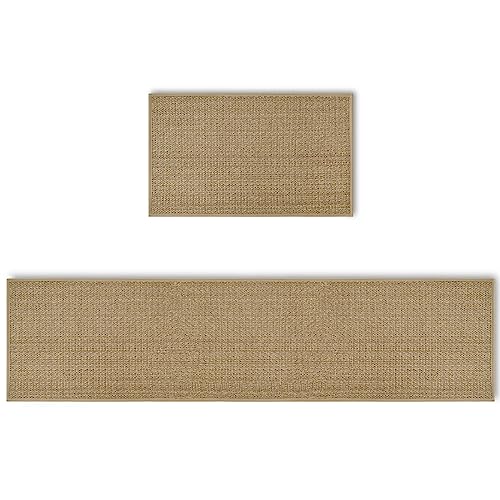 Artoid Mode Absorptionsfähigkeit Hause Dekor Küchenteppich 2er Set, Waschbar Dekoration Küchenmatten für Innen Außen Dekor - 43x73 and 43x150 cm von Artoid Mode