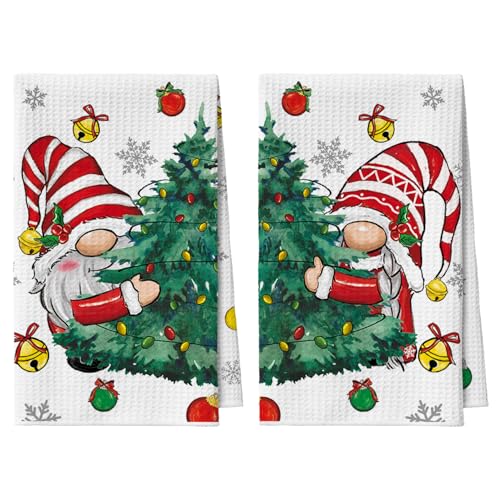Artoid Mode Bäume Schneeflocken GNOME Bar Weihnachten Küchentücher Geschirrtücher, 42x65 cm Mikrofaser Saugfähig Handtücher Xmas Küchen Deko 2er Set Artoid Mode Bäume Schneeflocken GNOME Bar Weihnachten Küchentücher Geschirrtücher, 42x65 cm Mikrofaser Saugfähig Handtücher Xmas Küchen Deko 2er Set von Artoid Mode