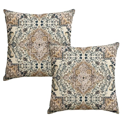 Artoid Mode Boho Bohemia Stil Vintage Braun Kissenbezüge 2er Set, 45x45 cm Saisonnal Zierkissenbezug Cushion Cover Couch Wohnzimmer Deko Artoid Mode Boho Bohemia Stil Vintage Braun Kissenbezüge 2er Set, 45x45 cm Saisonnal Zierkissenbezug Cushion Cover Couch Wohnzimmer Deko von Artoid Mode