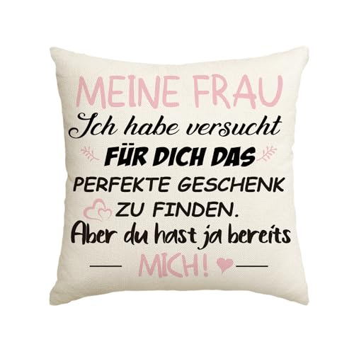 Artoid Mode Geschenk Für Frau Kissenbezug, 45x45 cm Beste Ehefrauen Geburtstagsgeschenke Valentinstag Jubiläum Liebe Kissen Cushion Cover Deko Artoid Mode Geschenk Für Frau Kissenbezug, 45x45 cm Beste Ehefrauen Geburtstagsgeschenke Valentinstag Jubiläum Liebe Kissen Cushion Cover Deko von Artoid Mode