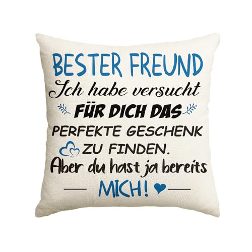 Artoid Mode Geschenk Für Freund Kissenbezug, 45x45 cm Beste Herr Geburtstagsgeschenke Freundschaft Kissen Liebe Zierkissenbezug Cushion Cover Deko Artoid Mode Geschenk Für Freund Kissenbezug, 45x45 cm Beste Herr Geburtstagsgeschenke Freundschaft Kissen Liebe Zierkissenbezug Cushion Cover Deko von Artoid Mode