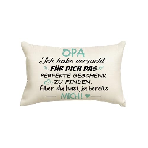 Artoid Mode Geschenk Für Opa Kissenbezug, 30x50 cm Beste Opa Geburtstagsgeschenke Von Enkelin Enkel Vatertag Kissen Liebe Cushion Cover Deko Artoid Mode Geschenk Für Opa Kissenbezug, 30x50 cm Beste Opa Geburtstagsgeschenke Von Enkelin Enkel Vatertag Kissen Liebe Cushion Cover Deko von Artoid Mode