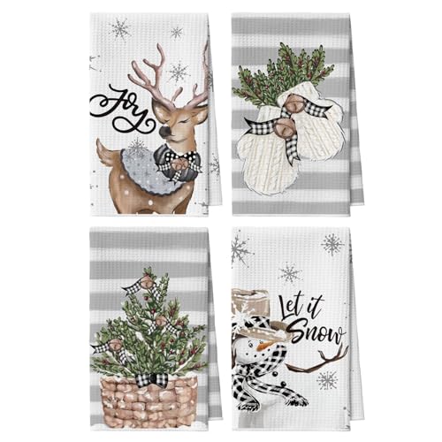 Artoid Mode Rentier Schneemann Handschuhe Bar Weihnachten Küchentücher Geschirrtücher, 42x65 cm Mikrofaser Saugfähig Handtücher Küchen Deko 4er Set Artoid Mode Rentier Schneemann Handschuhe Bar Weihnachten Küchentücher Geschirrtücher, 42x65 cm Mikrofaser Saugfähig Handtücher Küchen Deko 4er Set von Artoid Mode