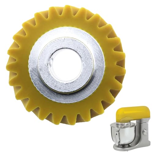 1 x W10112253 Mixer Schneckengetriebe Ersatz (gelb), für Whirlpool und KitchenAid Getriebeteile, kompatibel mit Kenmore von Artomnivera