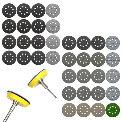 125 mm Schleifscheiben 36 Stück - Körnung 240 bis 3000, 12,7 cm 8-Loch Exzenterschleifer Pads für Holz, Metall, Auto & Heimwerker - Nass-/Trockenpolieren, nicht verstopfen, langlebiges 125 mm Schleifscheiben 36 Stück - Körnung 240 bis 3000, 12,7 cm 8-Loch Exzenterschleifer Pads für Holz, Metall, Auto & Heimwerker - Nass-/Trockenpolieren, nicht verstopfen, langlebiges von Artomnivera