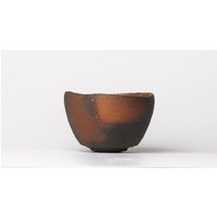 Nobuhito Nakaoka Guinomi Sake Becher Tanka Yakishime Mit Gold von ArtonthetableSeattle
