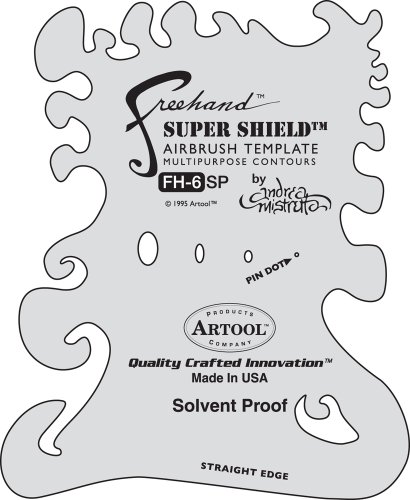Artool - Airbrush Schablone - Freehand - Super Shield von Artool