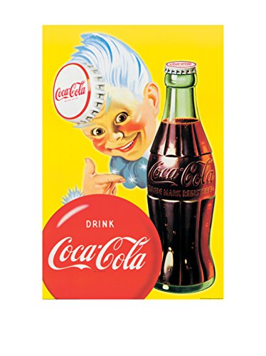 Artopweb Coca Cola Gloss Black Framed Coke Sprite (Dekorative Paneele 60x90 cm), Holz, Multicolor, 60 x 1,8 x 90 cm von Artopweb