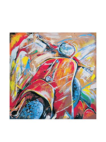 Artopweb Colle-Vespa II (Dekorative Paneele 100x100 cm), Holz, Multicolor, 100 x 1,8 x 100 cm von Artopweb