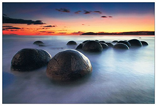 Artopweb TW22094 MOERAKI - Boulders Dekorative Paneele, Holz, Multifarbiert, Maßnahmen: 90 x 60 Cm von Artopweb