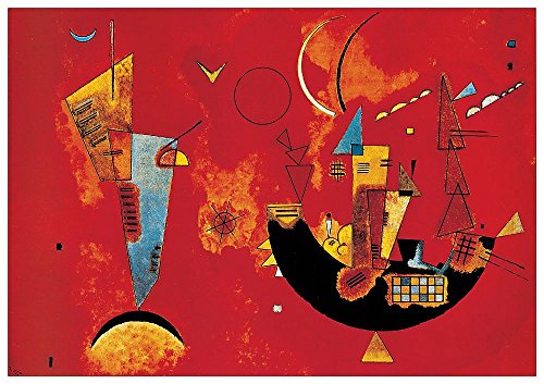 Artopweb TW21675 KANDINSKY - Con E Contro Dekorative Paneele, Holz, Multifarbiert, Maßnahmen: 80 x 60 Cm von Artopweb