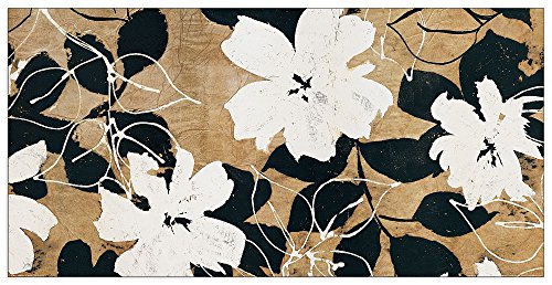 Artopweb TW14896 CAILLER - Ensemble de Fleurs Dekorative Paneele, Holz, Multifarbiert, Maßnahmen: 100 x 50 Cm von Artopweb