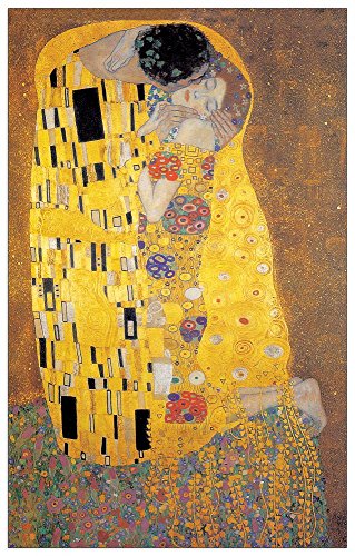 Artopweb TW21453 Klimt-The Kiss Dekorative Paneele, Holz, Multifarbiert, Maßnahmen: 60 x 90 cm von Artopweb