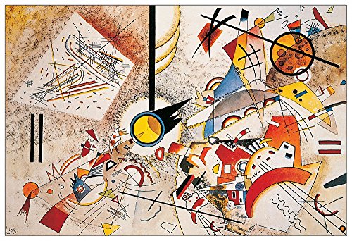 Artopweb EC40056 Kandinsky-Sans titre, 1923, Holz, Bunt, 86 x 1.8 x 58 cm von Artopweb