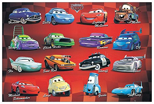 Artopweb EC40118 Disney-Cars, Holz, Bunt, 90 x 1.8 x 60 cm von Artopweb