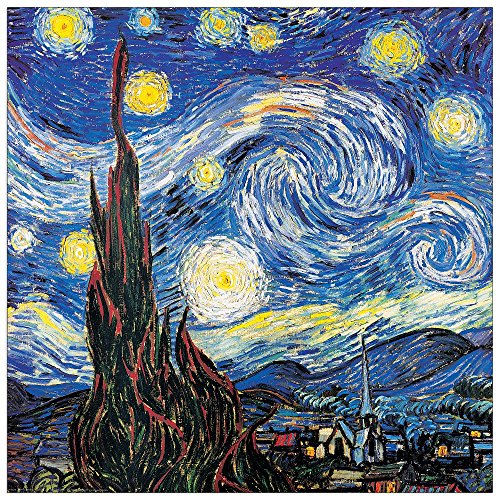 Artopweb EC40165 Van Gogh - Notte stellata Detail, Holz, Bunt, 30 x 1.8 x 30 cm, 1 Einheiten von Artopweb