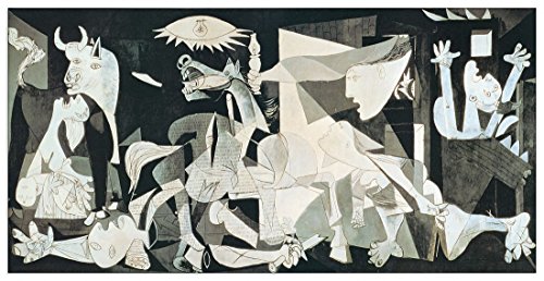 Artopweb Picasso Guernica 100x50 cm Decorative Panel, MDF (Mitteldichte Holzfaserplatte), Papier, Bunt, 100 x 50 cm von Artopweb