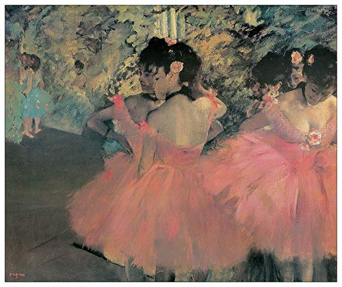 Artopweb TW15323 Degas - Pink Dancers Dekorative Paneele, MDF, Multifarbiert, 100x83 Cm von Artopweb