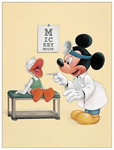 Artopweb TW15424 Disney - Say Ahh for Mickey Dekorative Paneele, Multifarbiert, 30x41 Cm von Artopweb
