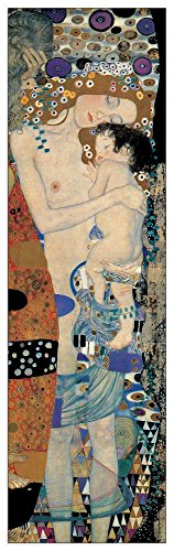 Artopweb TW16190 KLIMT - Mother And Child Dekorative Paneele, Holz, Multifarbiert, Maßnahmen: 30 x 100 Cm von Artopweb