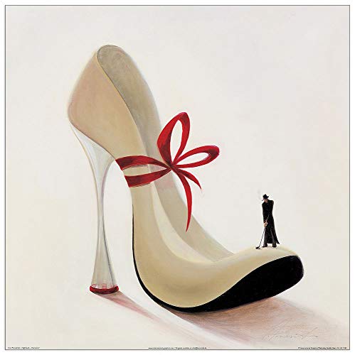 Artopweb TW17171 Panasenko - Highheels - Romance Dekorative Paneele, Multifarbiert, 30x30 Cm von Artopweb